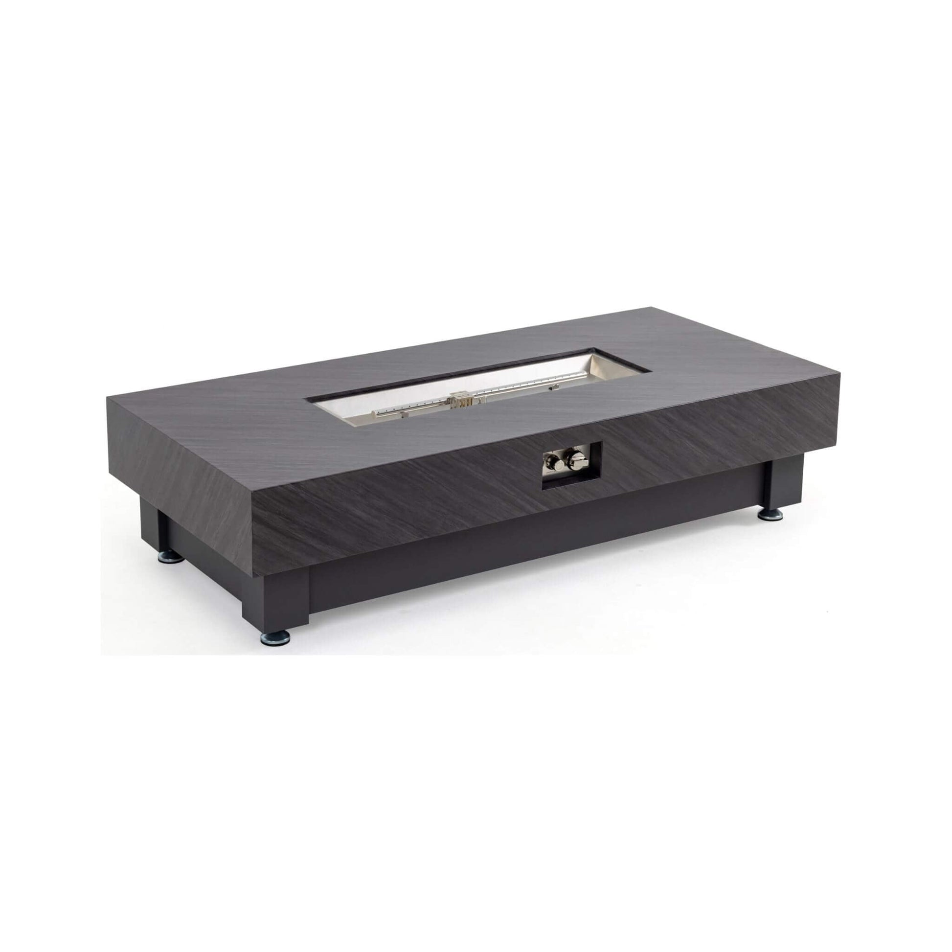 Alora Premium 60-Inch Rectangular Outdoor Modern Propane Fire Pit Table With Rain Cover (SAK91273)
