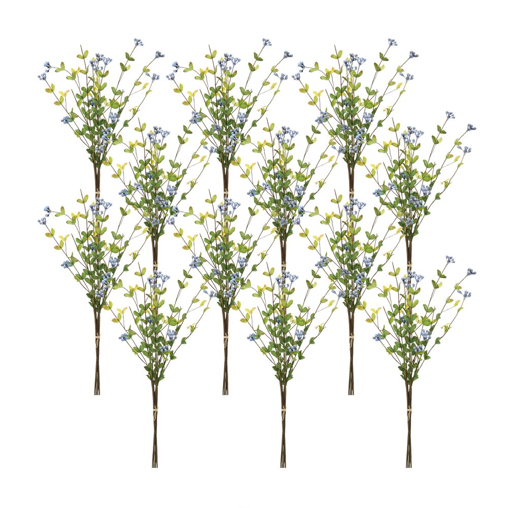 12 21" Green Artificial Plant in a No