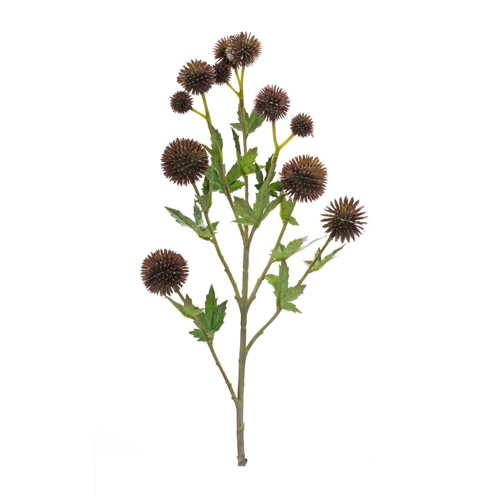Set of Six 3" Brown Artificial