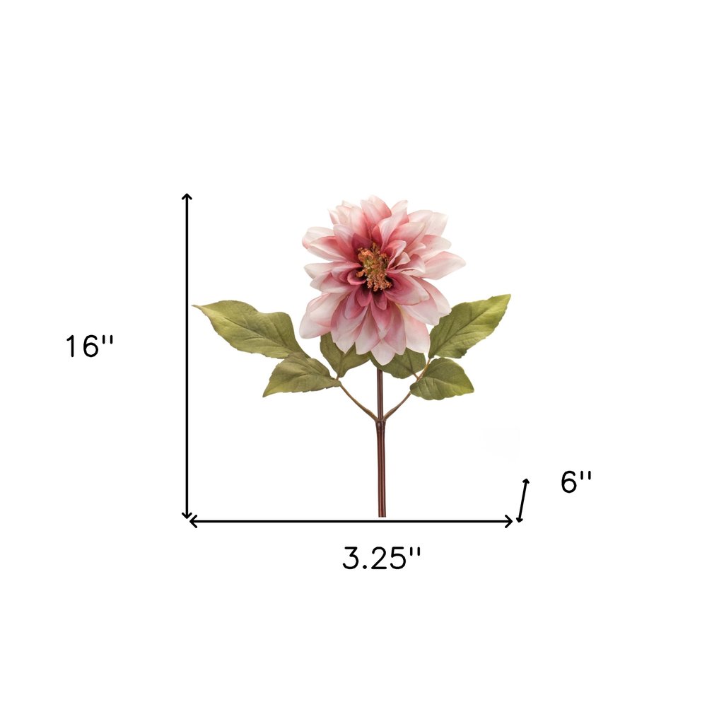 Set of Six 3" Pink Artificial