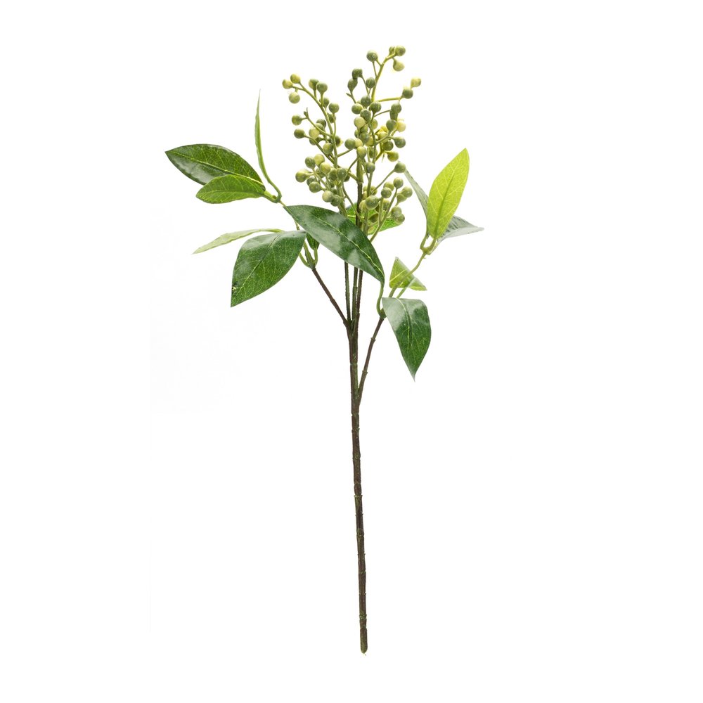 Set of Six 6" Green Artificial