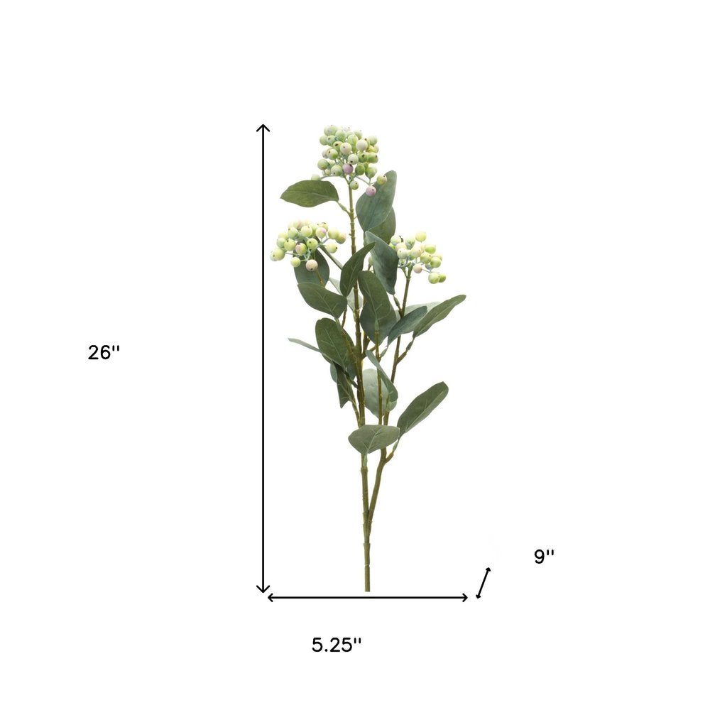 Set of Two 5" Green Artificial