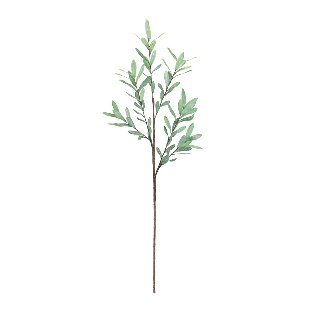 Set of Two 3" Green Artificial Olive