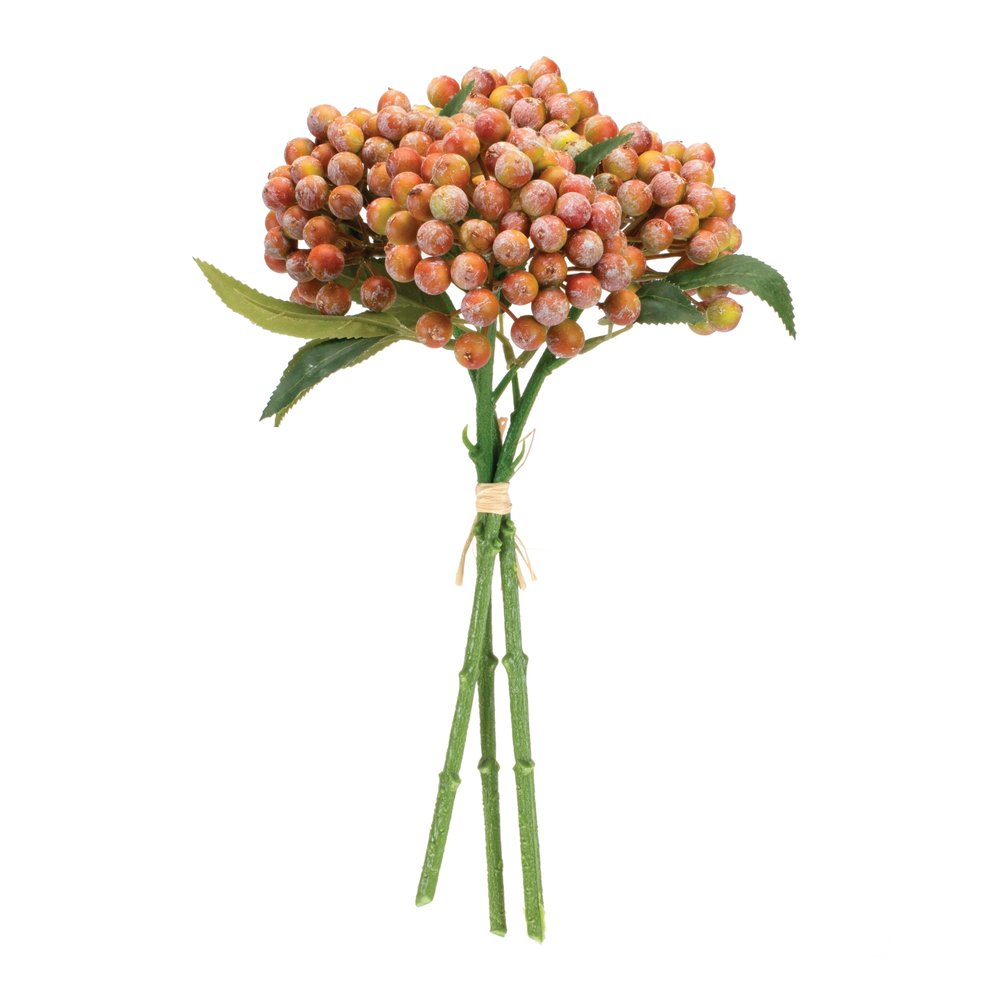 Set of Two 6" Orange Artificial