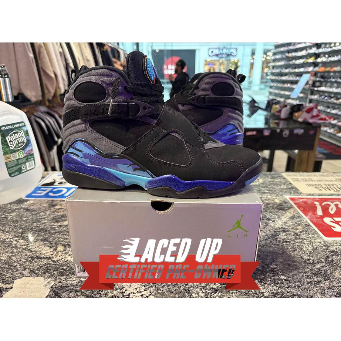 PRE OWNED Jordan 8 Retro Aqua (2015)