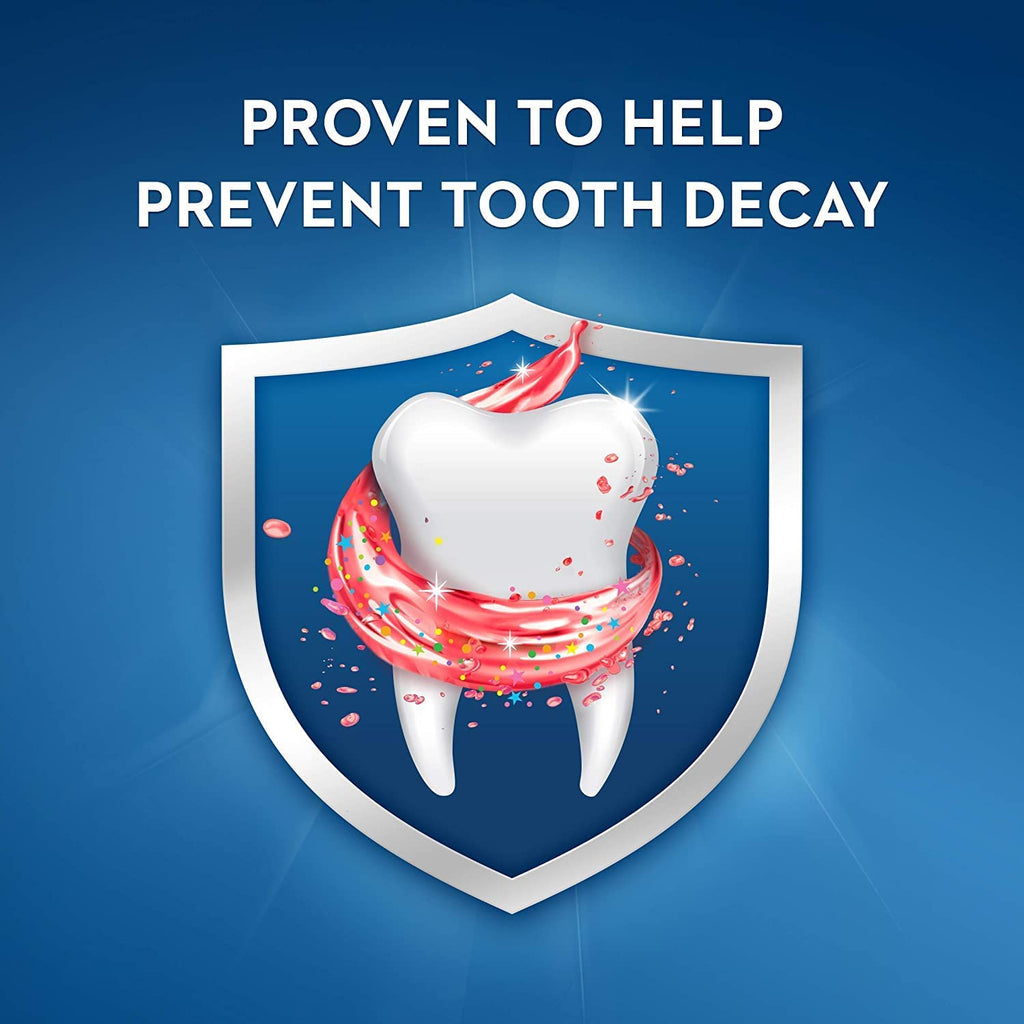 3-Pack of Crest Kids' Cavity Protection Toothpaste, Sparkle Fun, 4.6 Oz ea tube