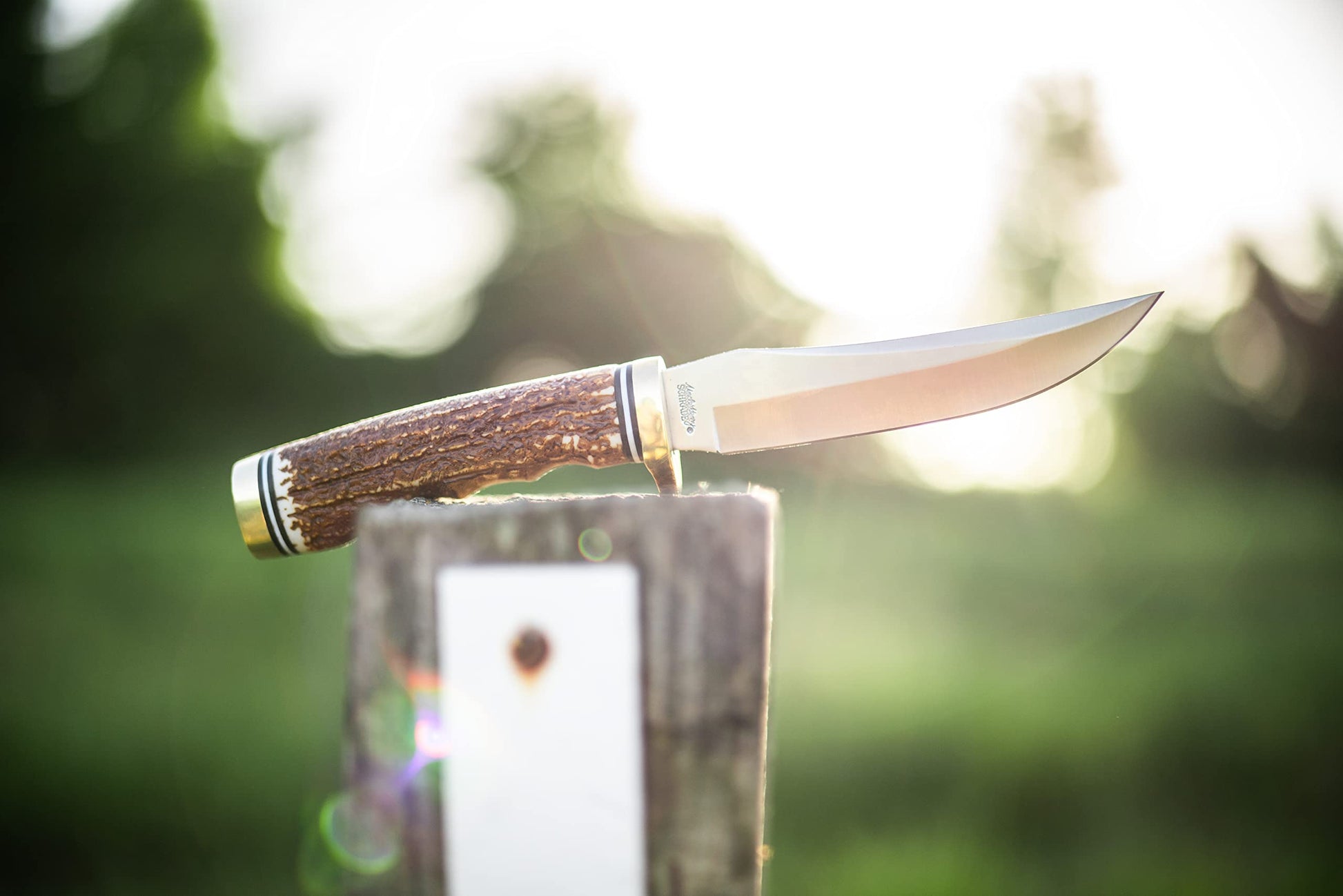 Uncle Henry 153UH Next Gen Golden Spike Knife with 5" High Carbon S.S. Fixed