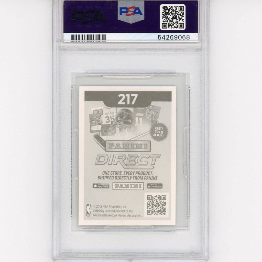 Graded 2018-19 Panini Stickers Luka Doncic #217 Rookie RC Basketball Card PSA 10 Gem Mint