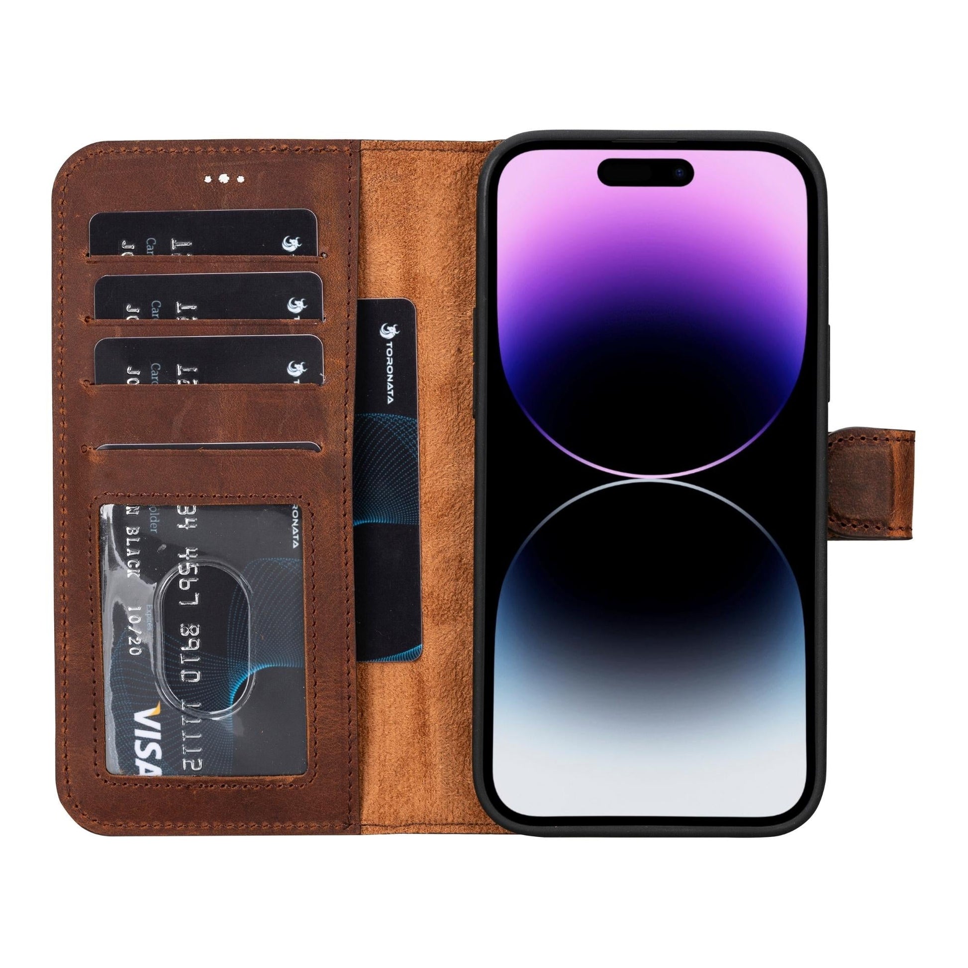 Casper iPhone 14 Series Detachable Leather Wallet Case
