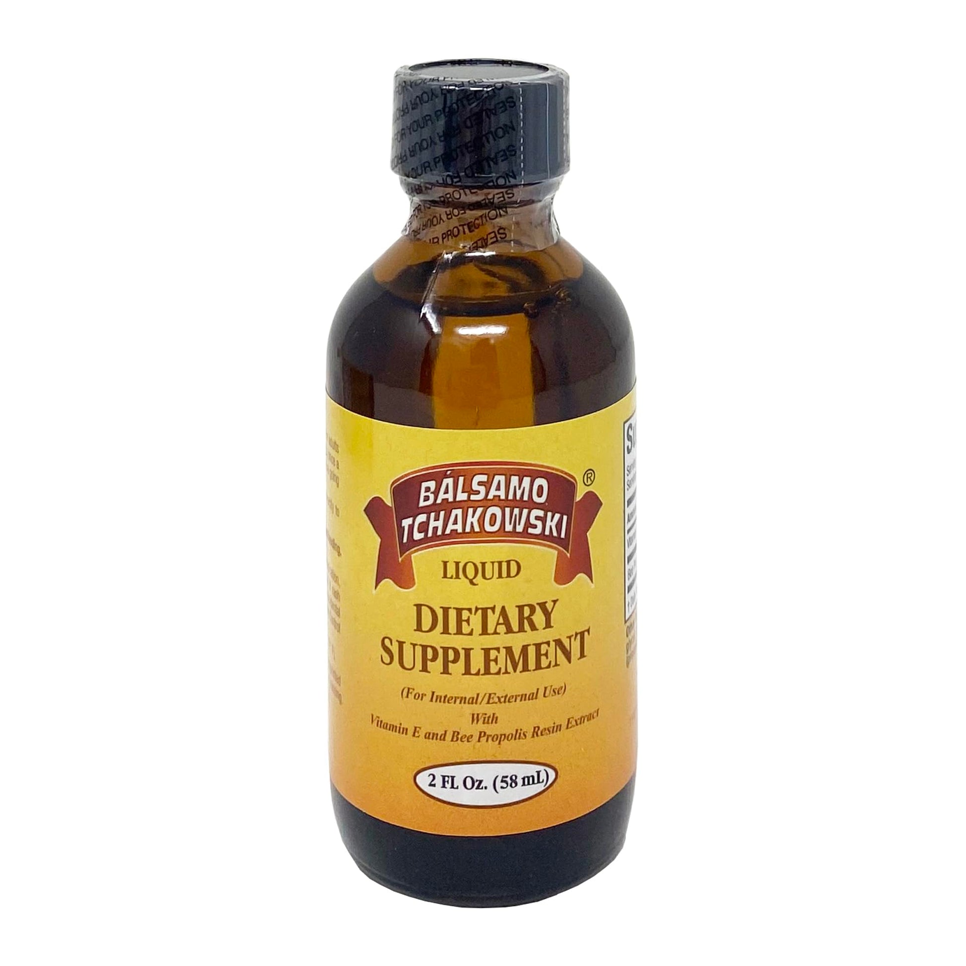 Balsamo Tchakowski with Vitamin E and Bee Propolis Resin Extract 2 oz. fl. 58ml EXP 7/25
