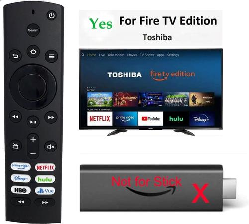 3 replacement remote bundle - 2x Voice Remote & 1x Toshiba TV Remote