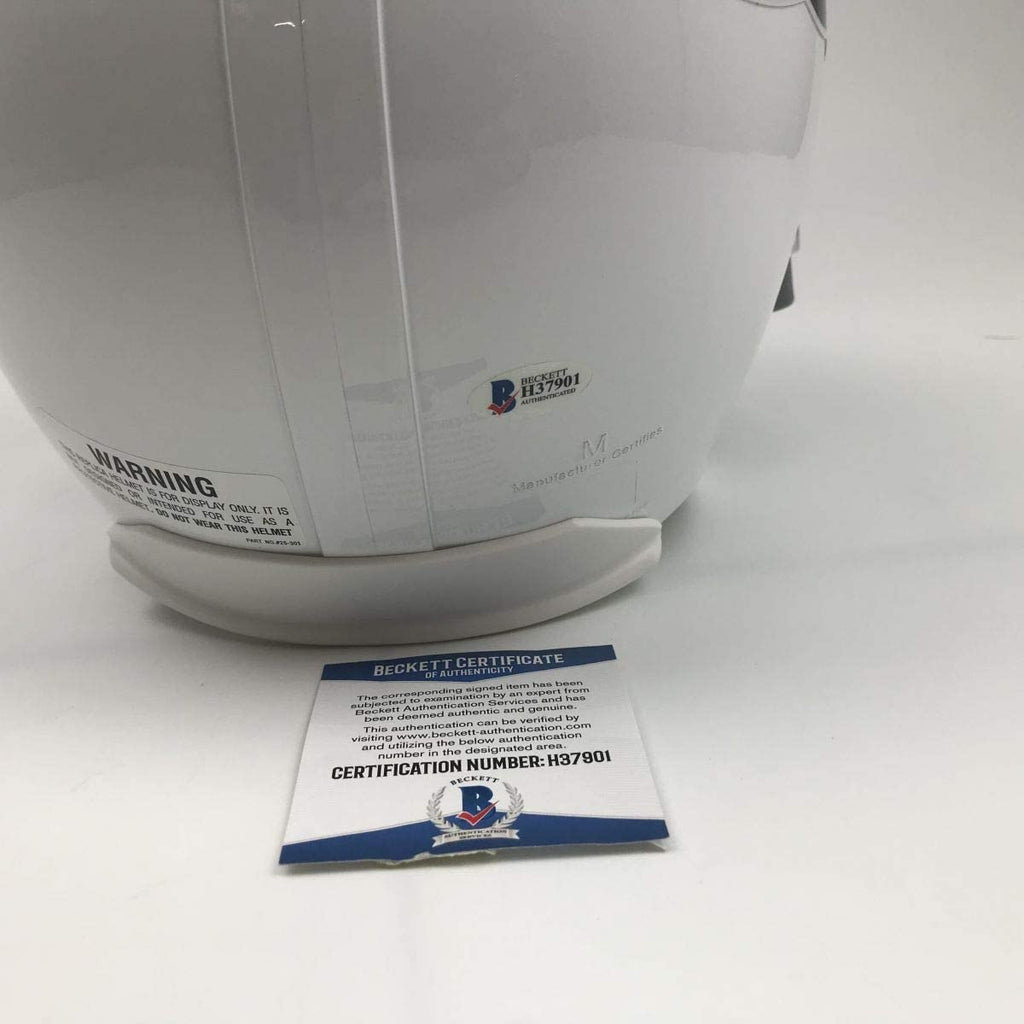 Autographed/Signed Kyler Murray Arizona Cardinals Full Size FS F/S Replica Football Helmet Beckett BAS COA