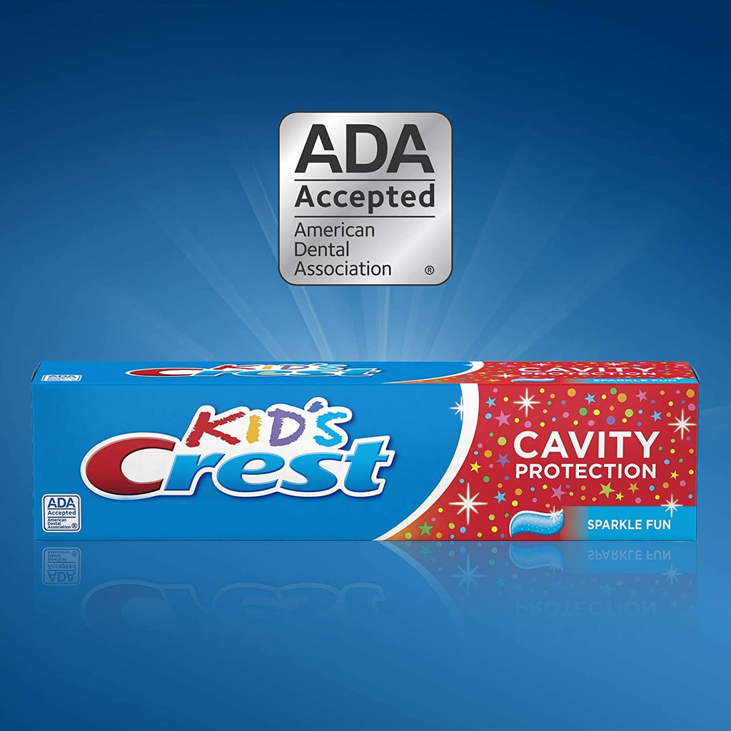 3-Pack of Crest Kids' Cavity Protection Toothpaste, Sparkle Fun, 4.6 Oz ea tube