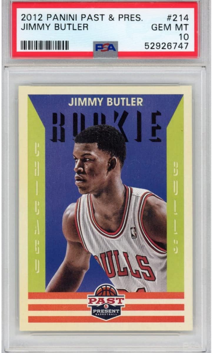Graded 2012-13 Panini Past & Present Jimmy Butler #214 Rookie RC Basketball Card PSA 10 Gem Mint