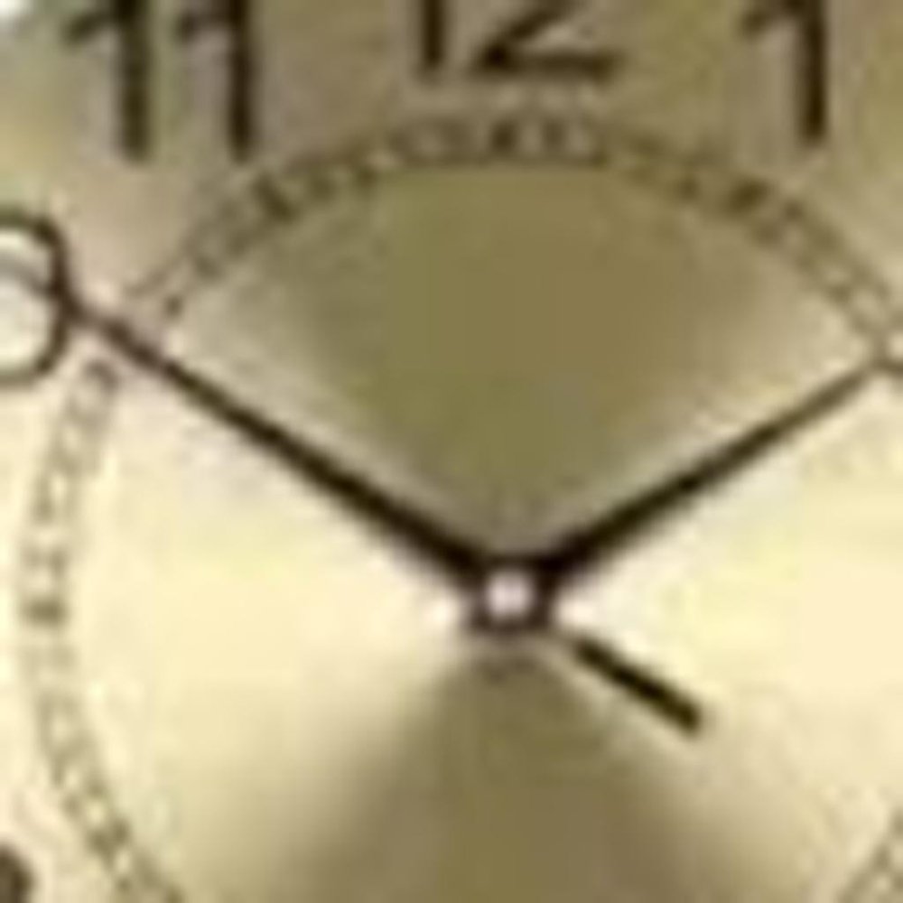 17" Gold Silver And Black Metal Silent Analog Novelty Wall Clock