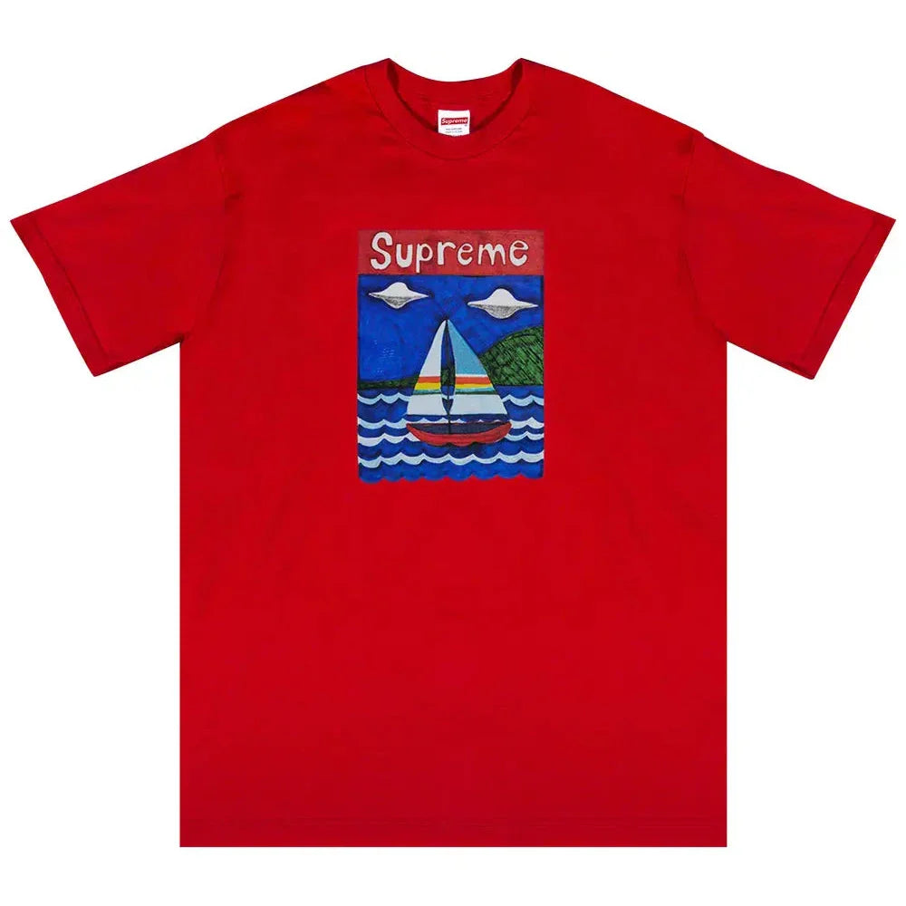 Supreme Sailboat Tee Red