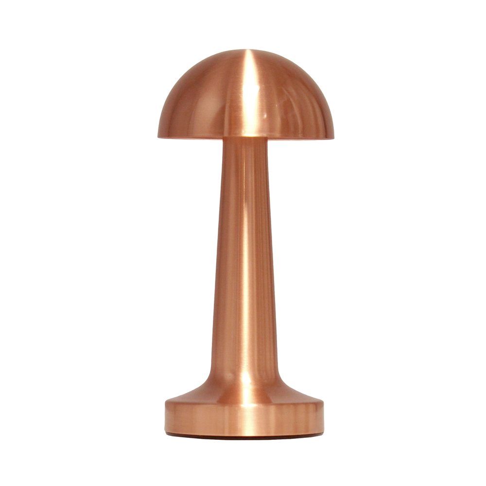 9" Copper Metal Lighthouse Table Lamp