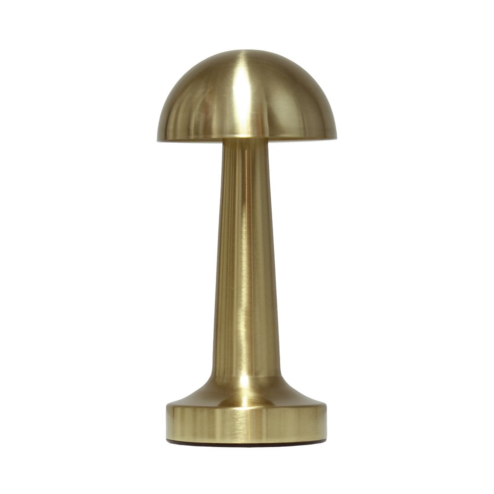 9" Gold Metal Lighthouse Table Lamp