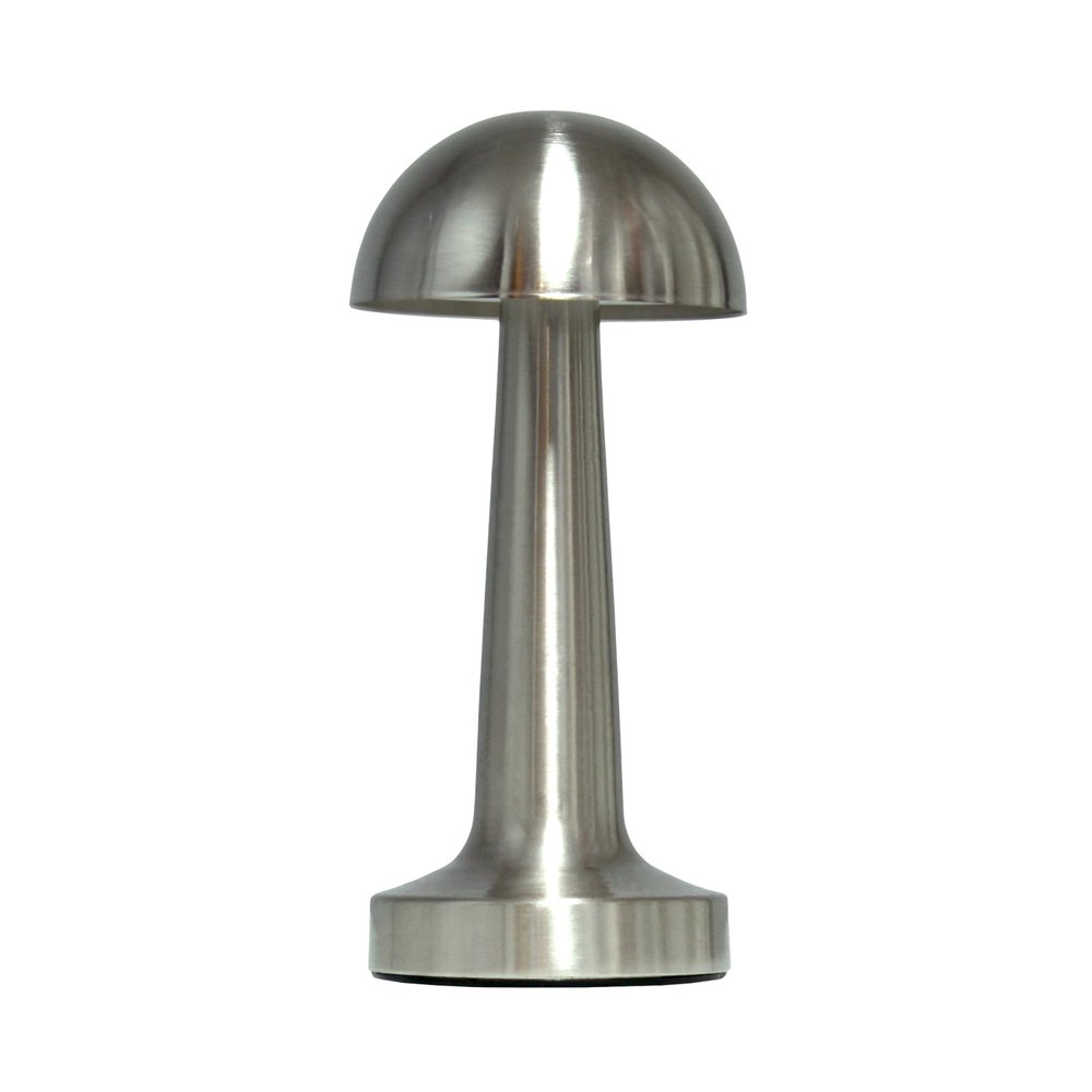 9" Silver Metal Lighthouse Table Lamp
