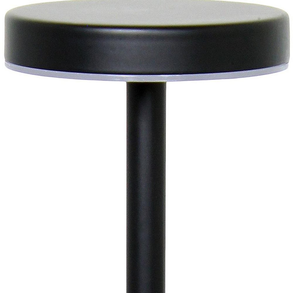 13" Black Metal Table Lamp