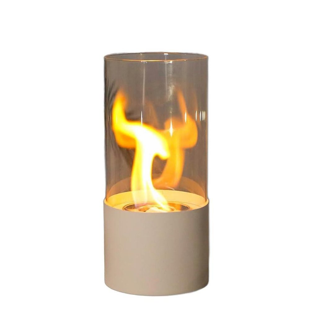 5" Black Glass Ethanol Fireplace