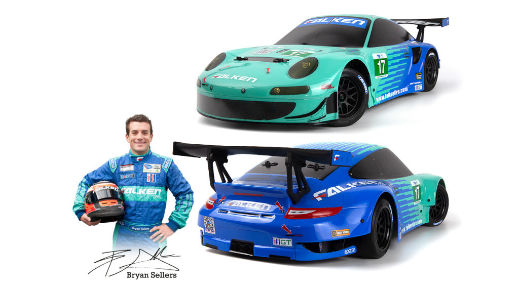 HPI Racing Sport 3 Porsche 911 GT3 RSR Falken RTR – 1/10 Brushed On-Road Scale RC Car
