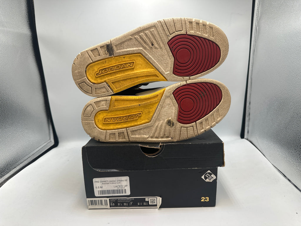PRE OWNED Jordan 3 Retro SE Animal Instinct 2.0