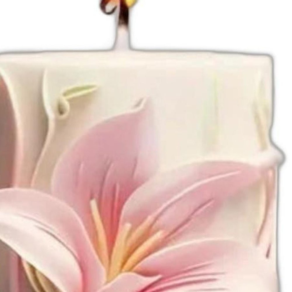 5" White Silicone Tulip Candle Mold
