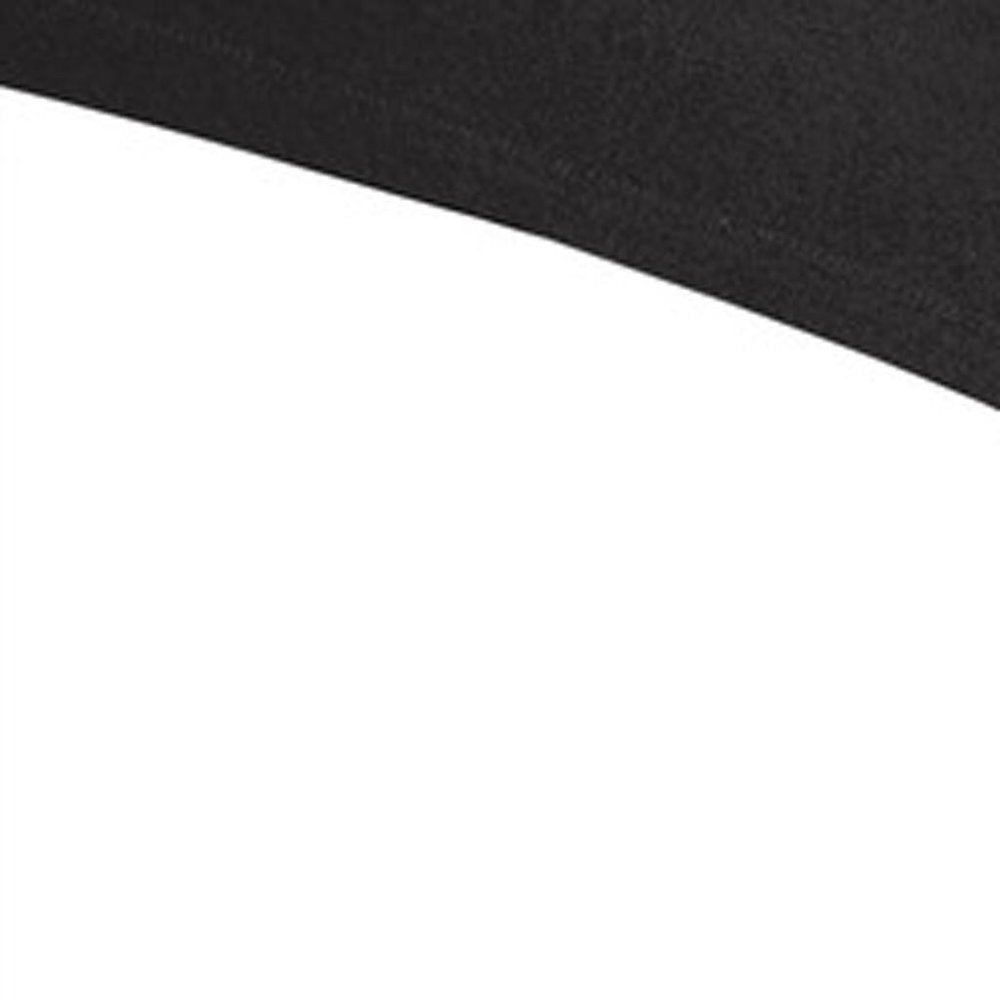 Set of Seven Black King Ring Stitch Polyester Sham And Comforter