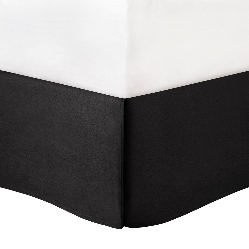 Set of Seven Black King Ring Stitch Polyester Sham And Comforter