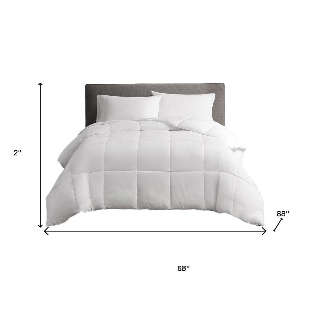 White Ring Stitch Sham And Comforter