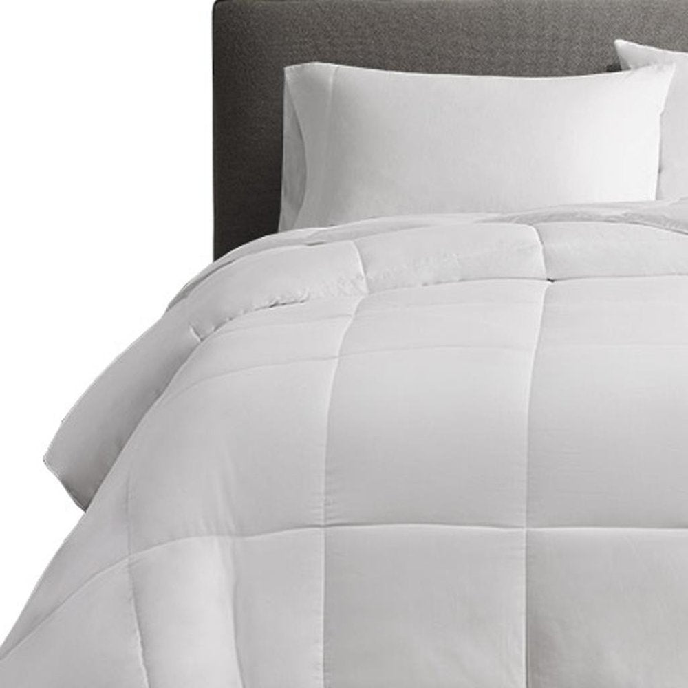 White Ring Stitch Sham And Comforter