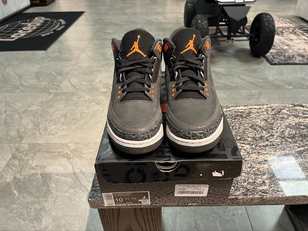 PRE OWNED Jordan 3 Retro Fear Pack (2023)