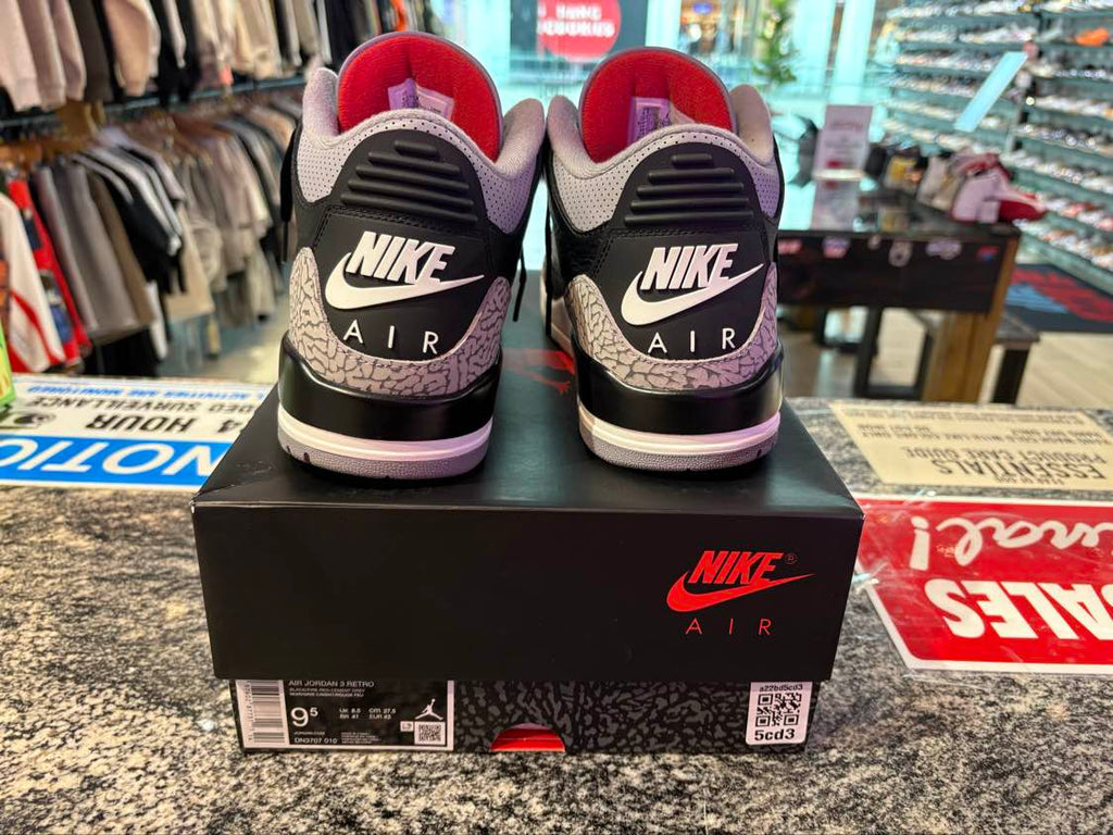PRE OWNED Jordan 3 Retro OG Black Cement (2024)