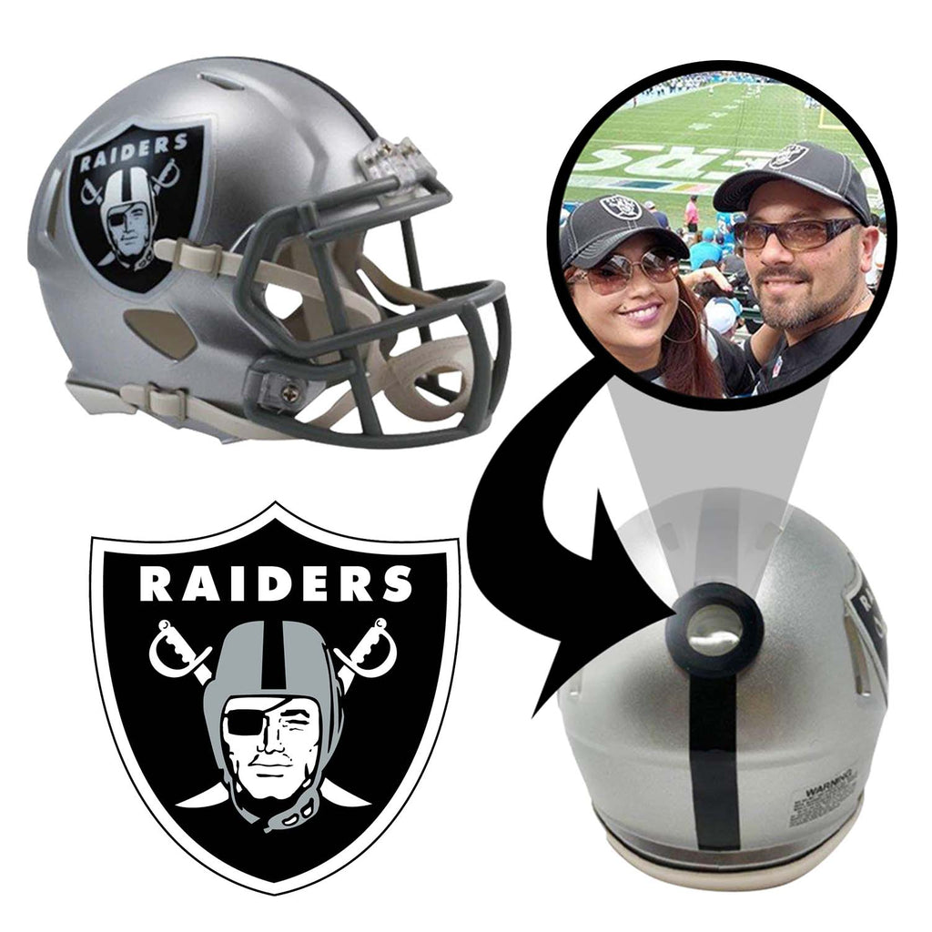 Las Vegas Raiders NFL Mini Helmet - Picture Inside
