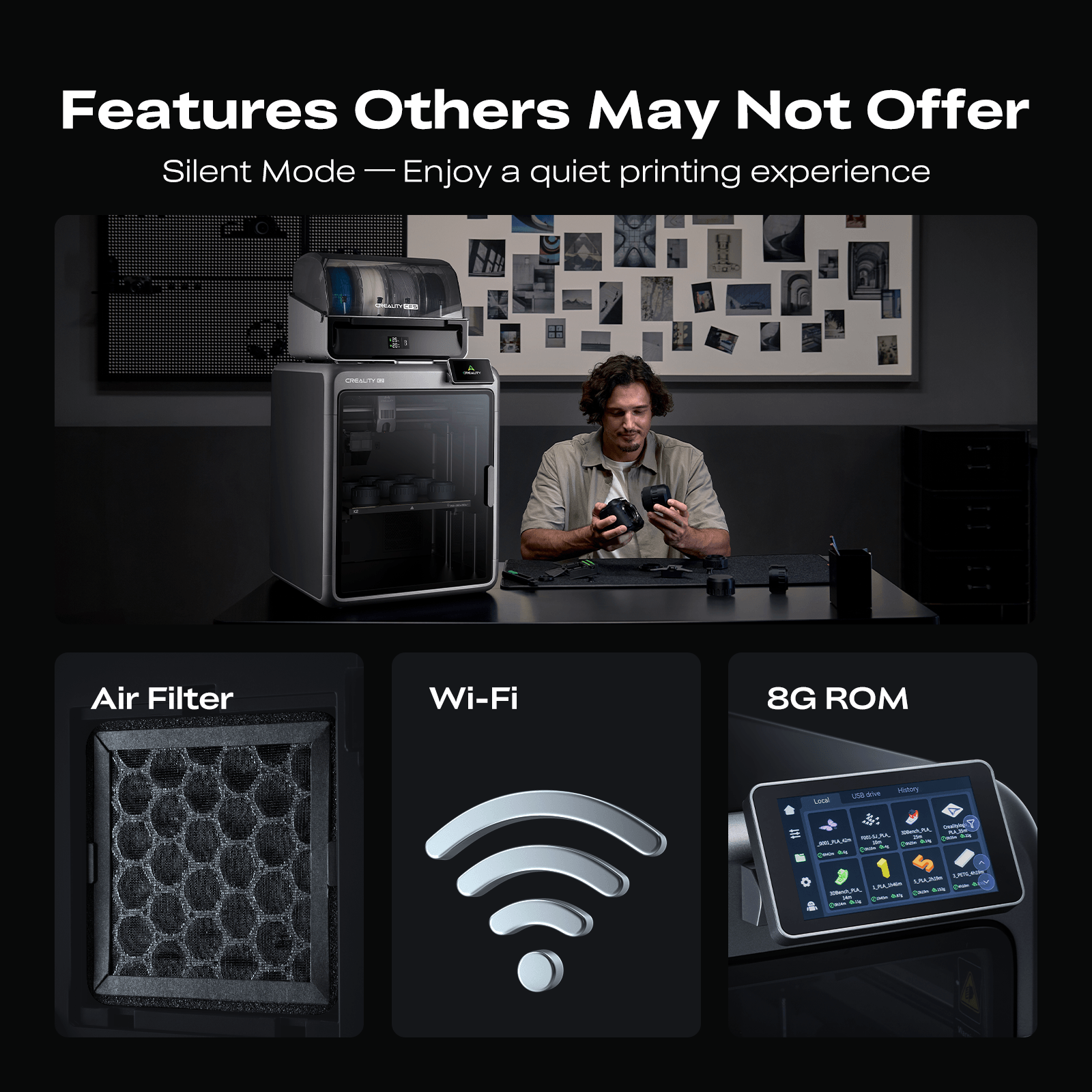 (Back Order)🔥🔥  K2/K2 Combo 3D Printer