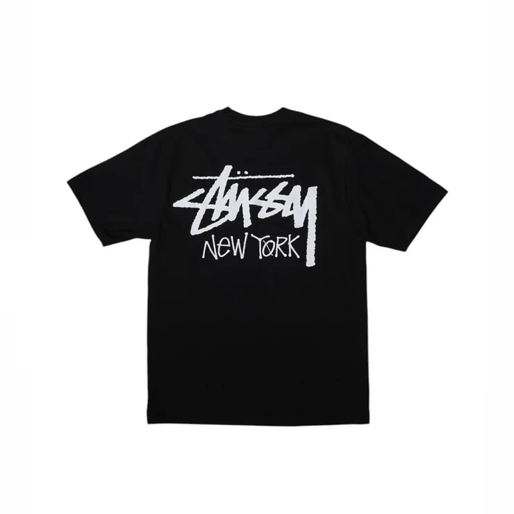 Stussy Stock New York Tee Black