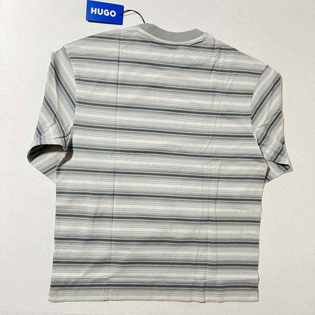 Men's Long-Sleeve Crewneck Striped T-Shirt