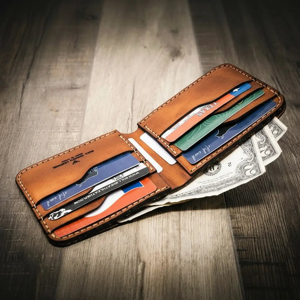 Big Bend Bifold Wallet - Chestnut Brown