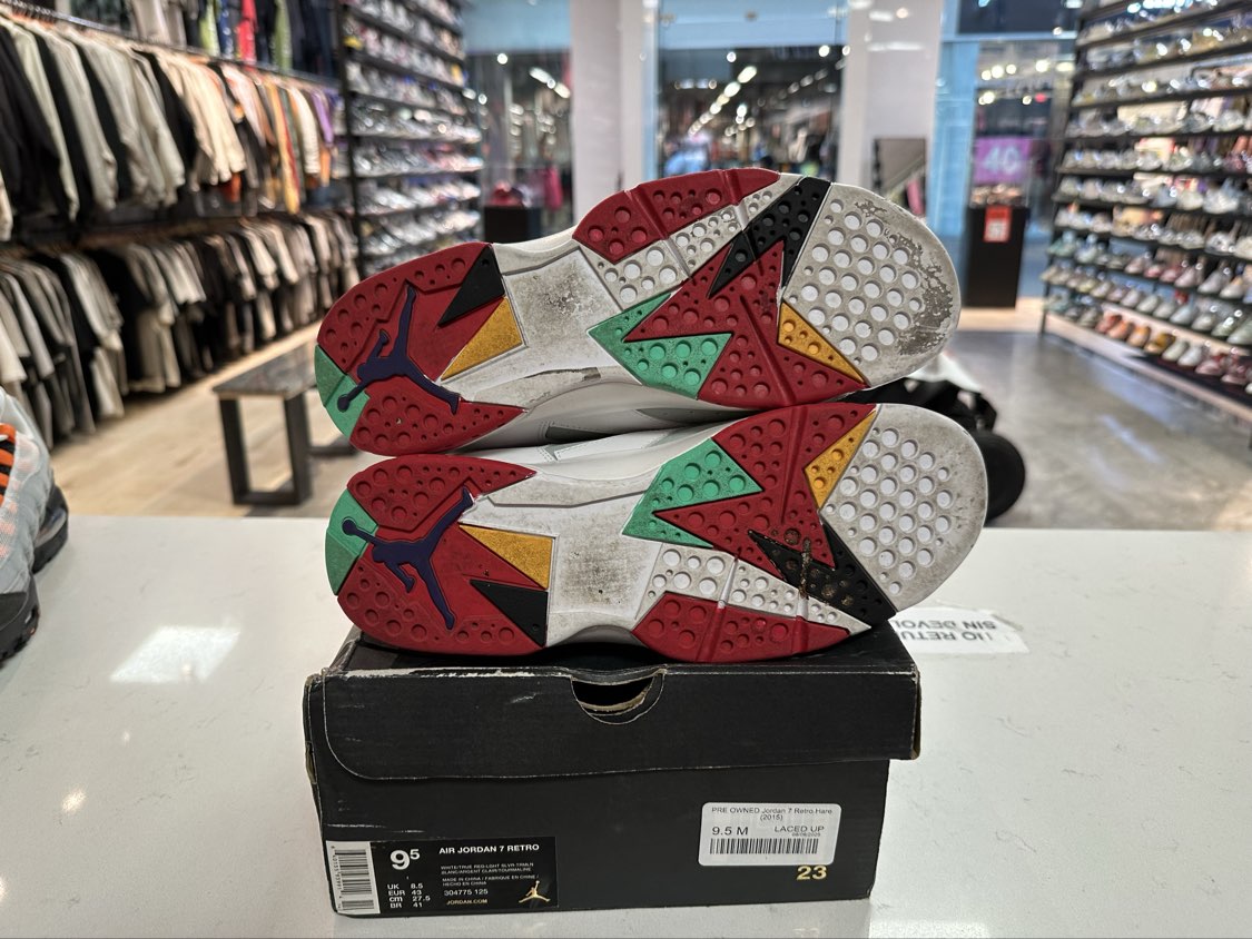 PRE OWNED Jordan 7 Retro Hare (2015)