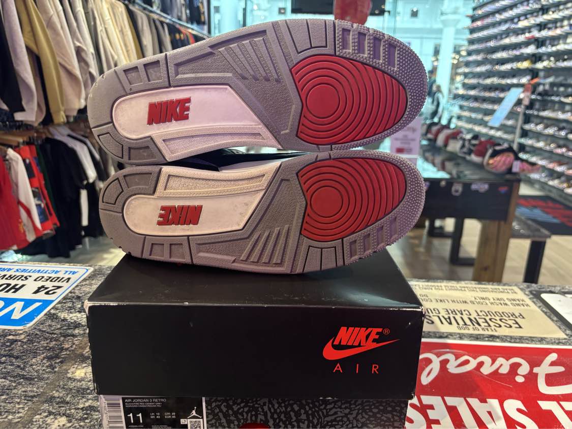 PRE OWNED Jordan 3 Retro OG Black Cement (2024)