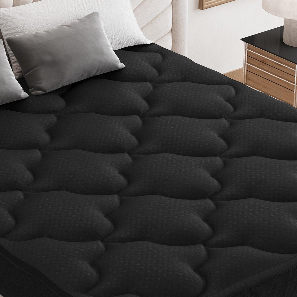 2" White Cotton Twin Mattress Topper