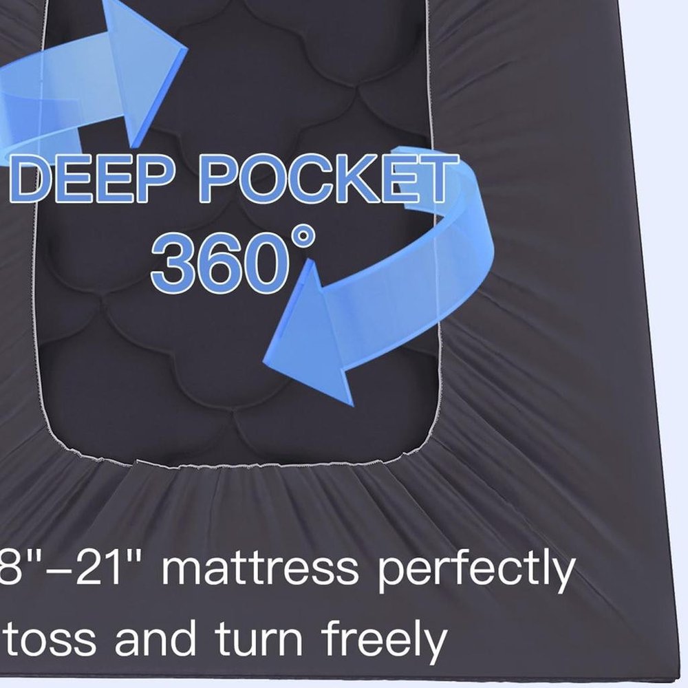 2" White Cotton Twin Mattress Topper