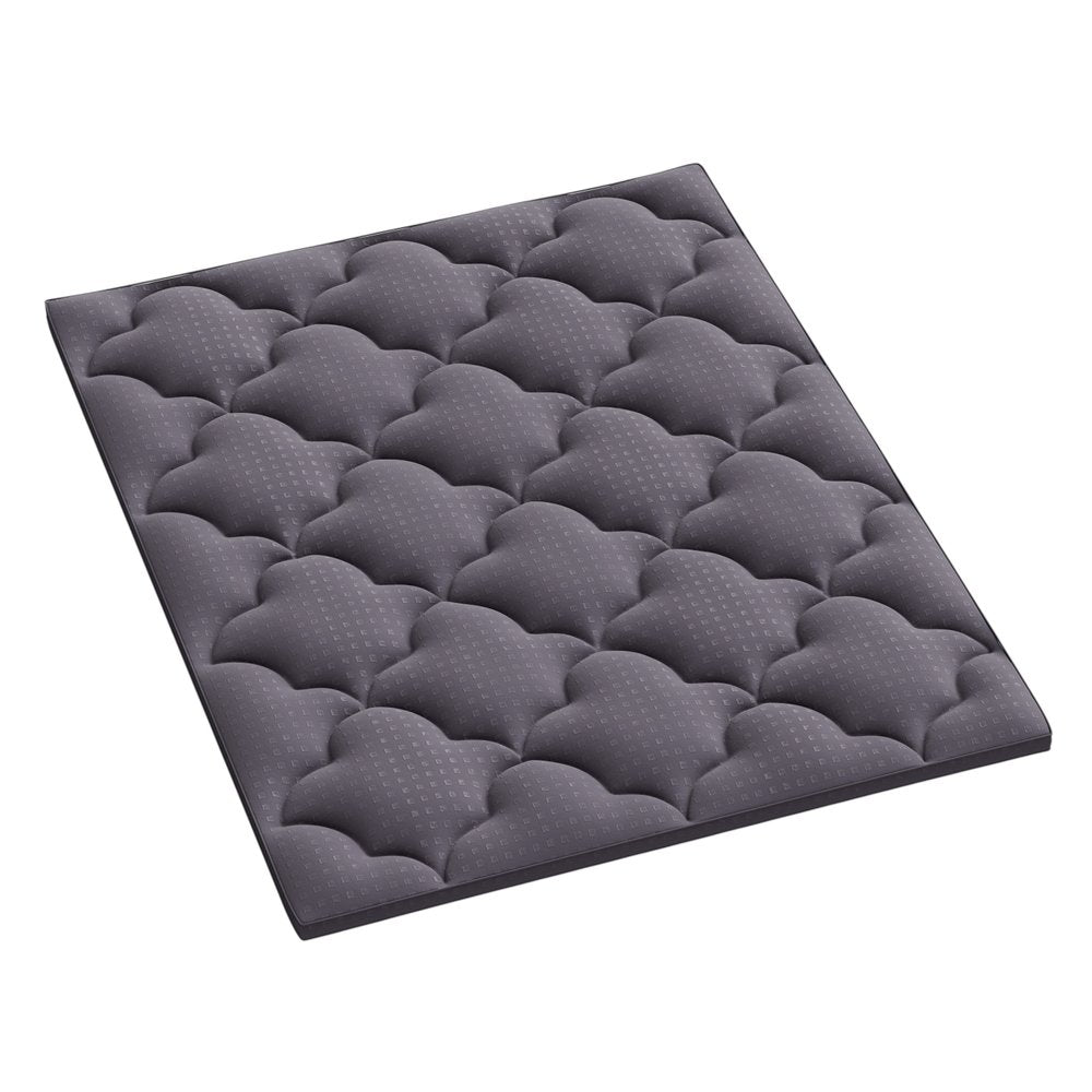 2" White Cotton Twin Mattress Topper