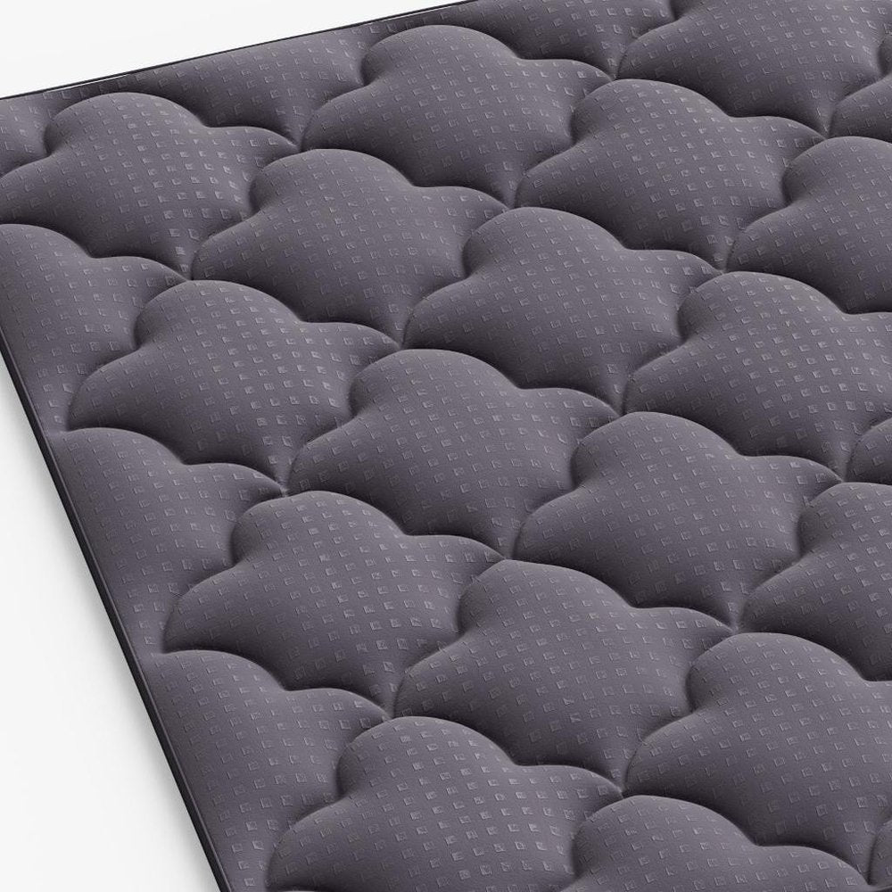 2" White Cotton Twin Mattress Topper