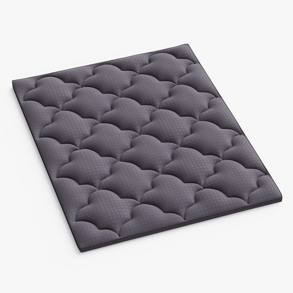 2" White Cotton Twin Mattress Topper