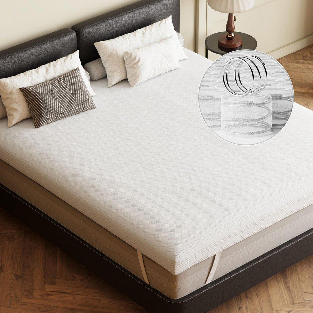 4" White Memory Foam Twin Mattress Topper