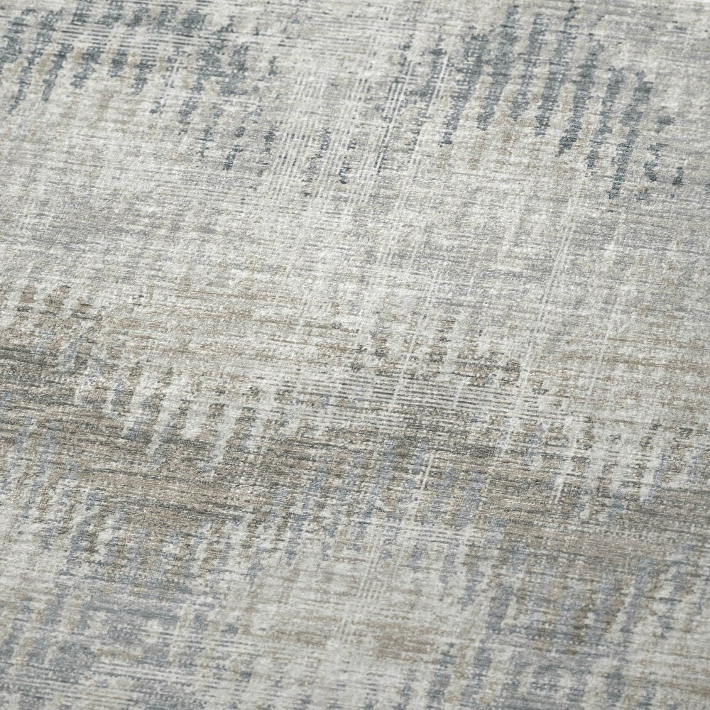 50" X 70" Linen And Gray Geometric Microfiber Plush Throw Blanket