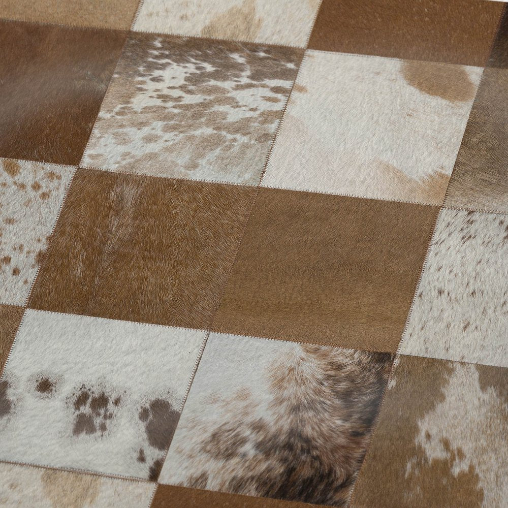 50" X 70" Brown And Ivory Animal Print Microfiber Plush Throw Blanket