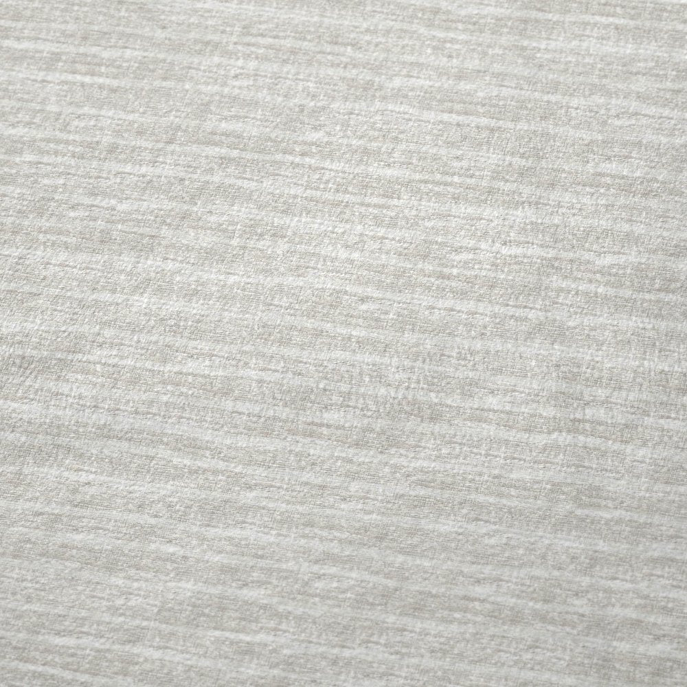 50" X 70" Linen And Ivory Striped Microfiber Plush Throw Blanket
